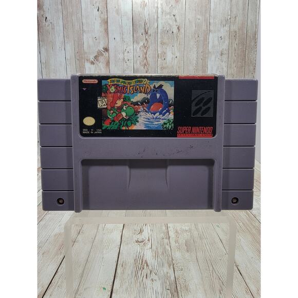 Super Mario World 2: Yoshi's Island SNES Authentic Cartridge Only Tested Works! - Picture 1 of 3
